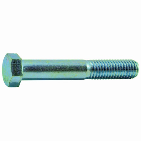 Midwest Fastener Grade 5, 9/16"-12 Hex Head Cap Screw, Zinc Plated Steel, 3-1/2 in L, 25 PK 00363